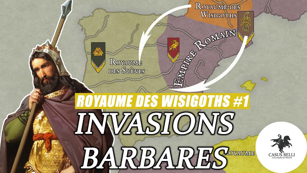 Invasions BARBARES en Espagne - Royaume des Wisigoths - DOCUMENTAIRE