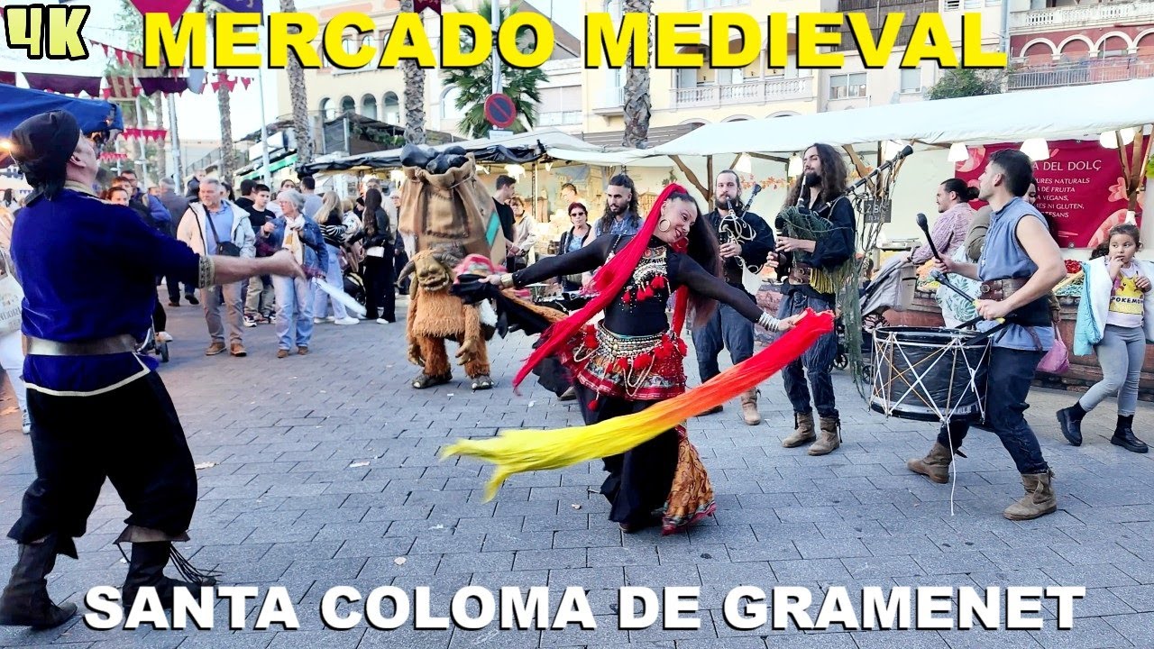 MERCADO MEDIEVAL de Santa Coloma de Gramenet (Barcelona) 2025 España