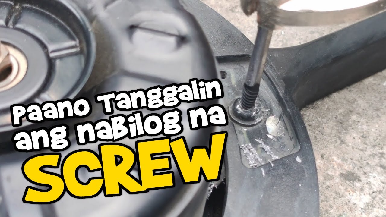 Easy Way To Remove STRIPPED SCREW | Paano Tanggalin ang Nabilog na Screw |How To Use Screw Extractor