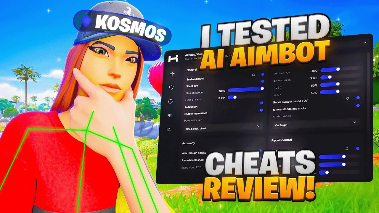 I Tested a Fortnite AI Aimbot &ndash; Kosmos Cheats Review (Part 1)