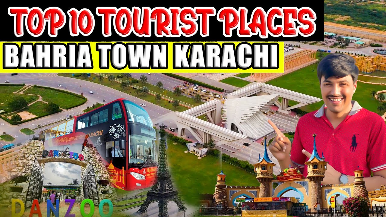 Bahria Town Karachi All Tourist Places | Top 10 Points Drone View