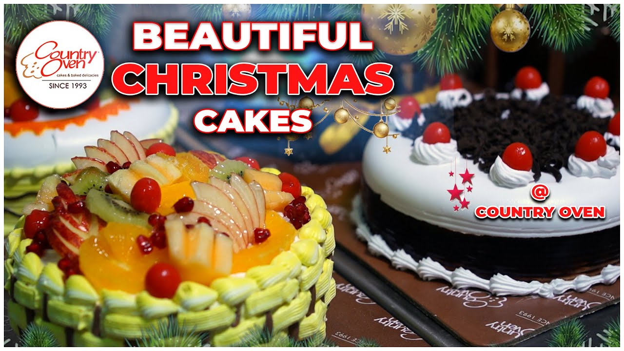 The  Most Beautiful Christmas Cakes 2020 | Country Oven | Online Cake Delivery.