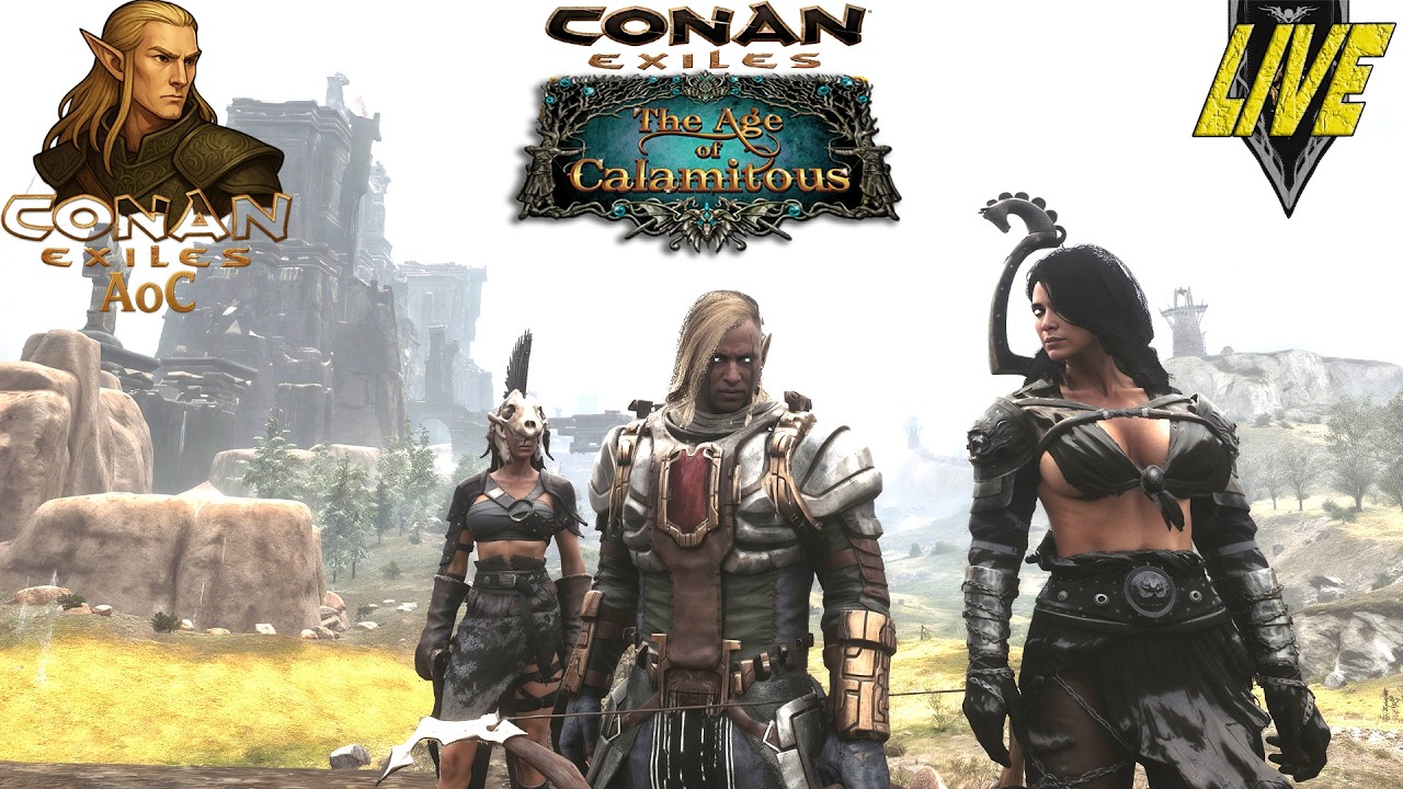 ⚔️ Conan Exiles: Age Of Calamitous  🧝  Vamos tentar voltar no Hall das Facções