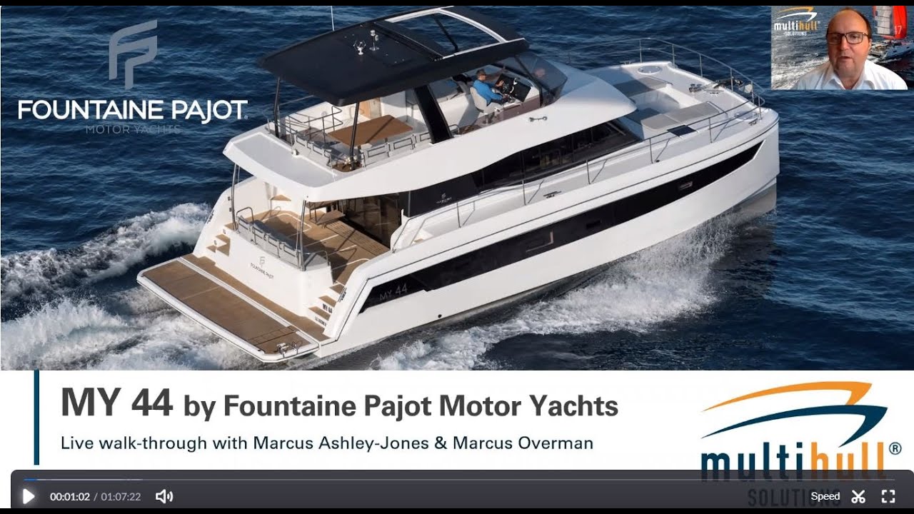 WEBINAR: Walk-through of MY 44 Power Catamaran by FPMY