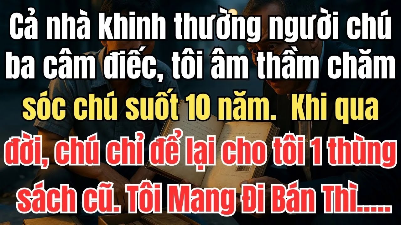 Cả nhà khinh thường người chú ba câm điếc, tôi âm thầm chăm sóc chú suốt 10 năm, Khi chú qua đời để