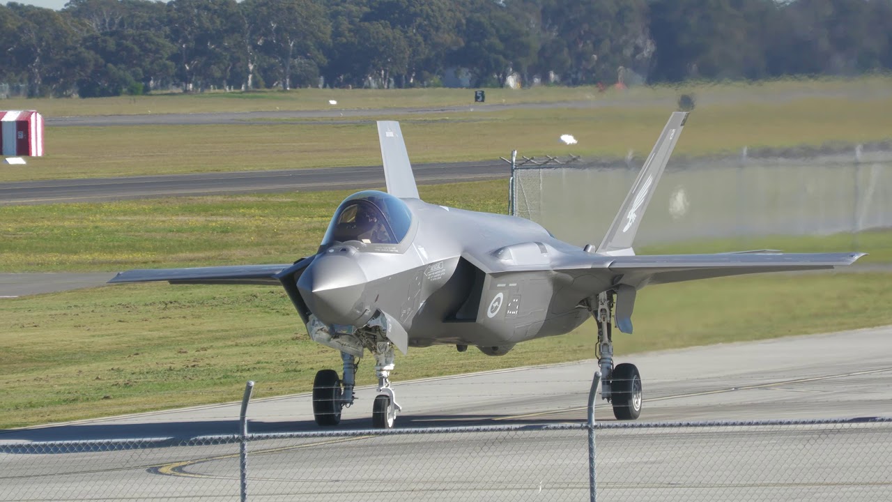 3 Squadron Lockheed Martin F35A Lightning II at RAAF Williamtown