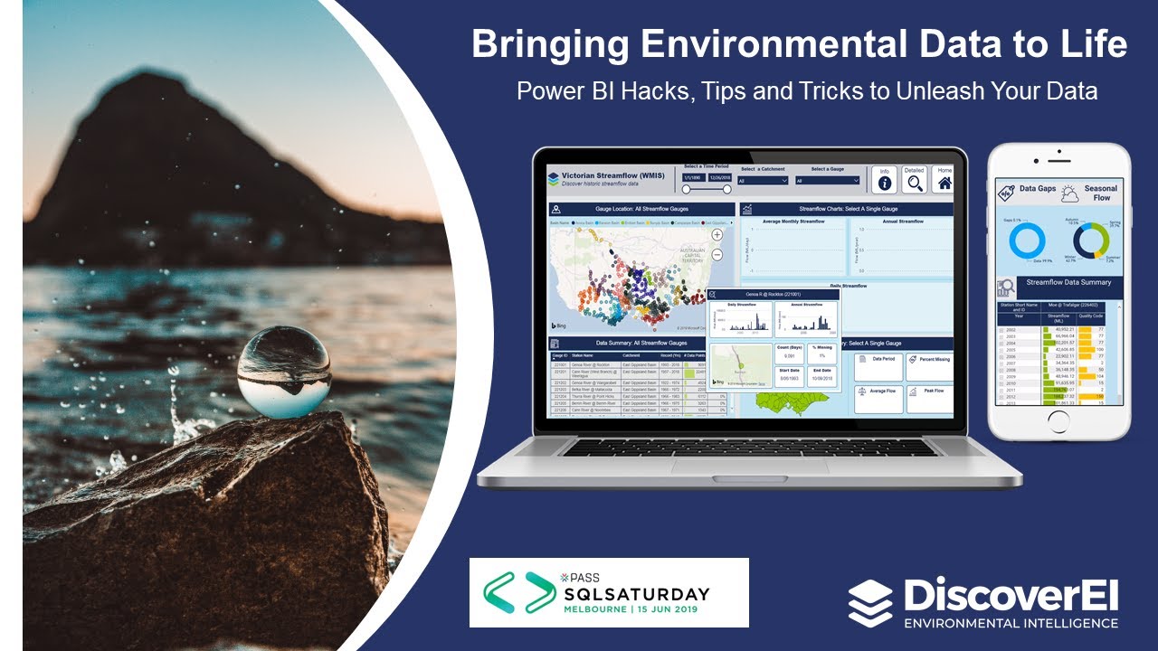 DiscoverEI Presents Environmental Power BI Dashboards at SQLSaturday