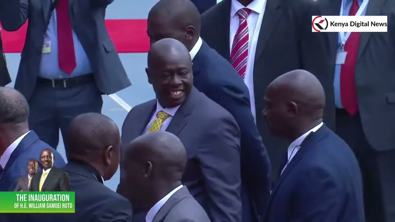 DEPUTY PRESIDENT-ELECT RIGATHI GACHAGUA ARRIVES AT KASARANI STADIUM FOR SWEARING-IN!!
