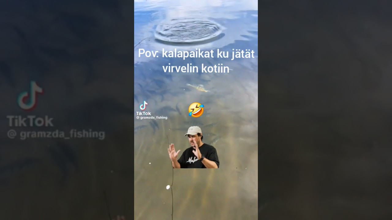 pov: ku j&auml;t&auml;t virvelin kotiin🤣 #ahvenenkalastus #fishing #kalastus #suomi #memes