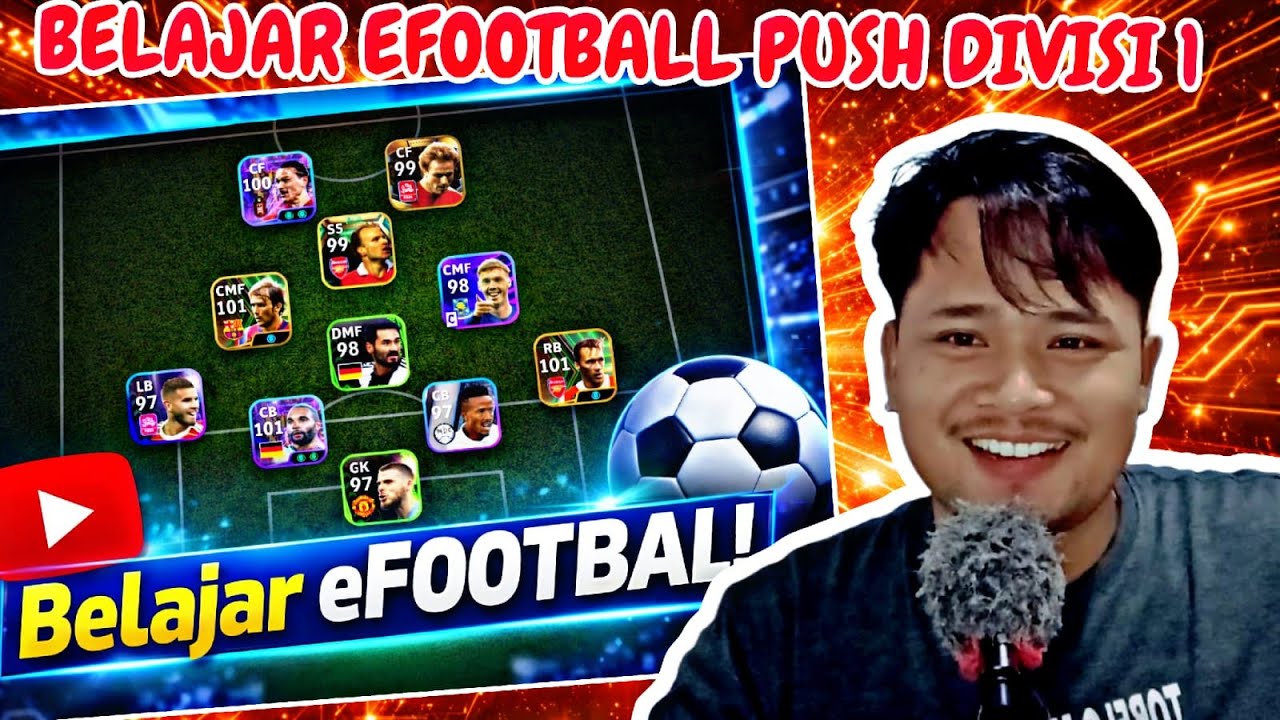 BELAJAR EFOOTBALL FORMASI 4312 BALL POSESSION LIVE EFOOTBALL 2026 MOBILE 1000 SEDANG MENONTON