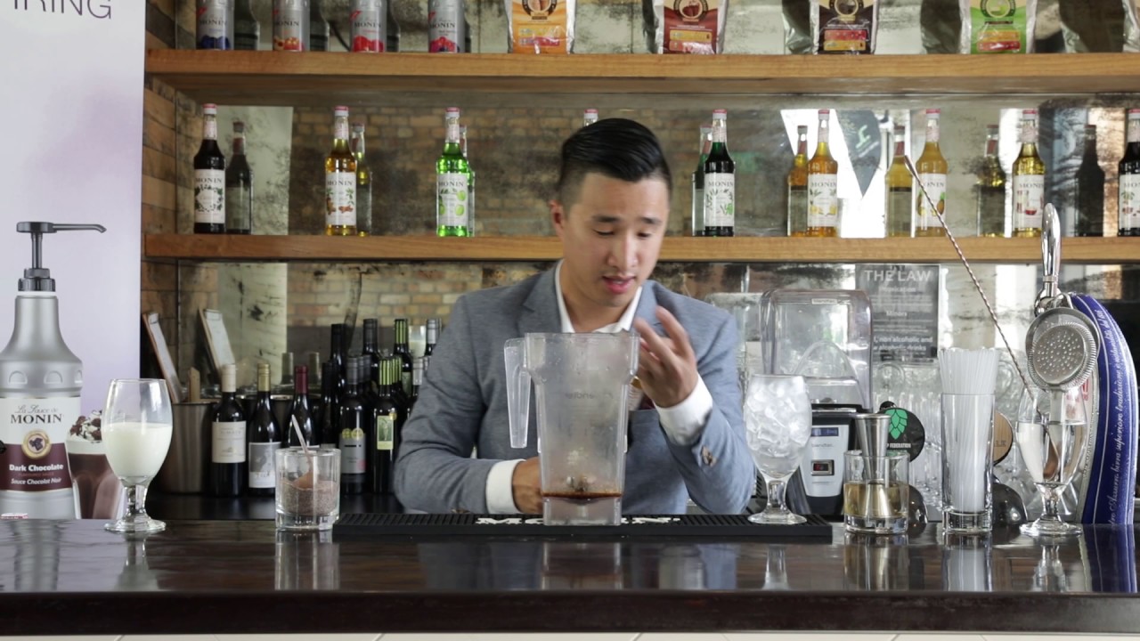 MONIN Chocolate Cookie Coffee Frappe