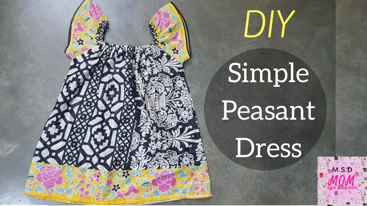 Sew Simple Peasant Dress