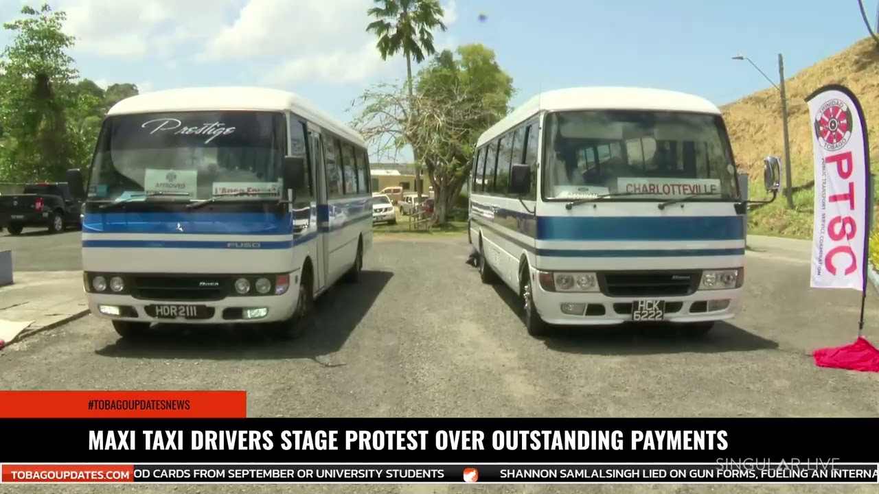 Водители микротакси проводят протест из-за невыплаченных платежей.