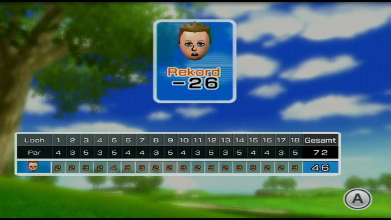 Wii Sports Resort | Golf (18 Holes) |  -26