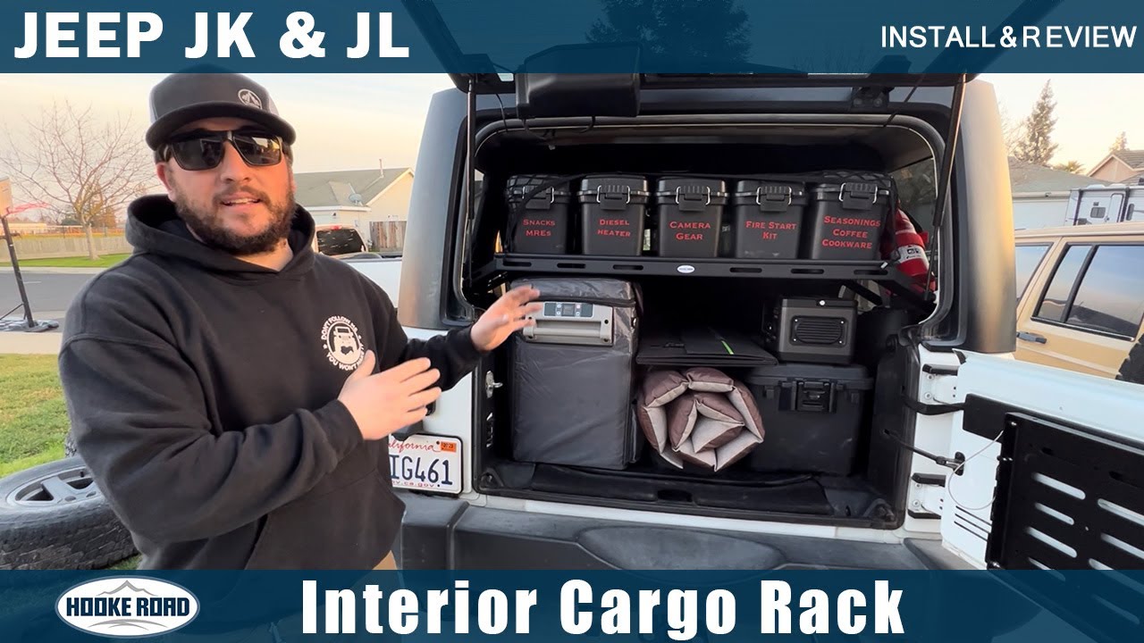 Jeep Overland Mods Wrangler JK & JL Interior Cargo Rack | Install & Review