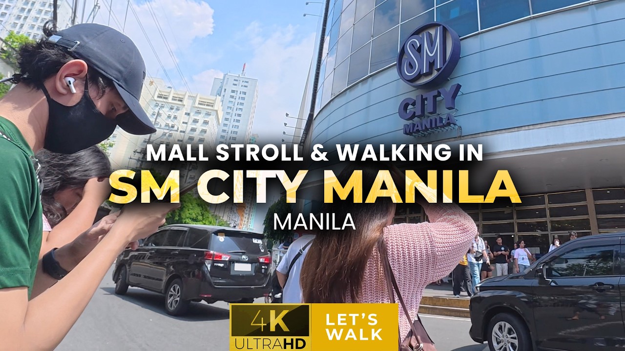 SM City Manila Walking Tour | 4K SM City Mall Ambience | Manila's First SM Supermall
