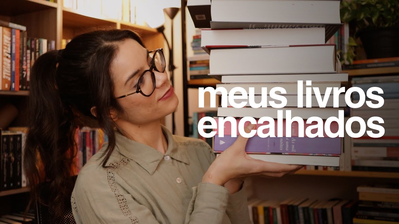 os livros MAIS ENCALHADOS da minha estante!