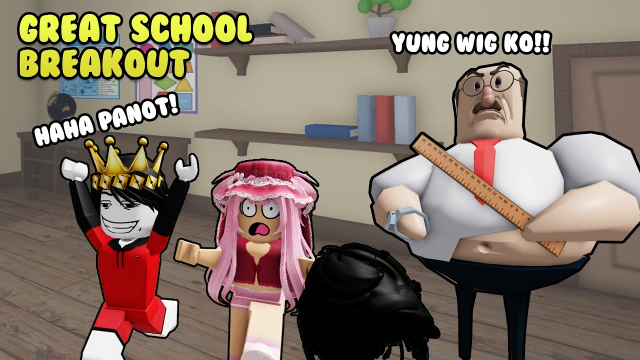 Great School Breakout: TEACHER na PANOT, Umiyak 😂 ft. SheyyynPlayz || Roblox Tagalog