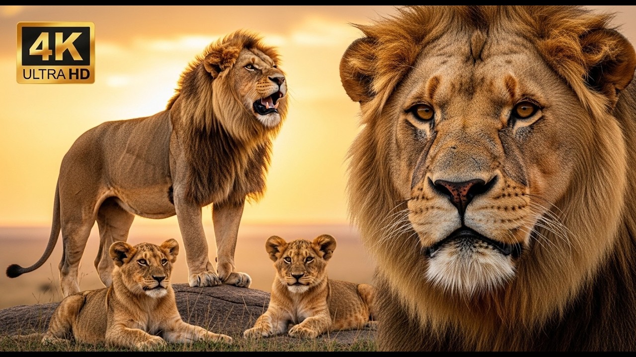 Peaceful Wildlife Safari 4K LIVE | Deep Relaxation, Nature Ambience & Animal Sounds...