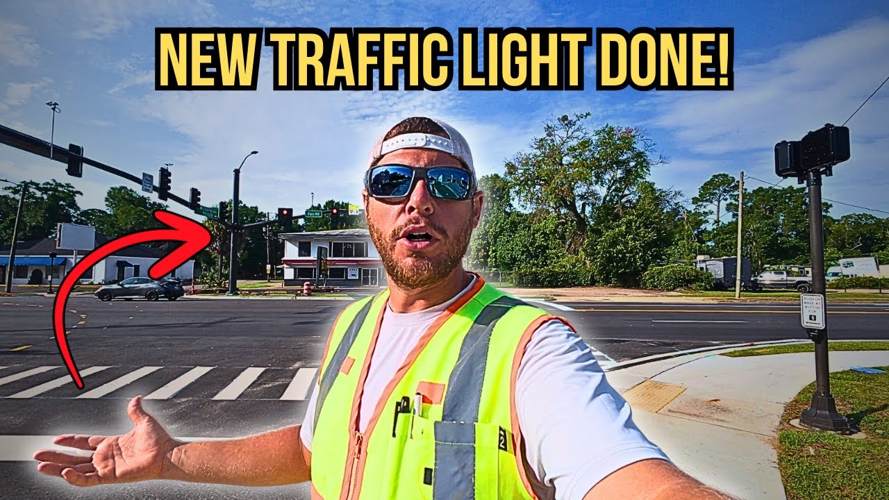 We Just Finished This Brand New Traffic Light!