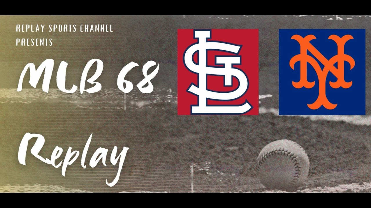 Action PC Baseball - MLB 68 Replay - St. Louis Cardinals @ New York Mets