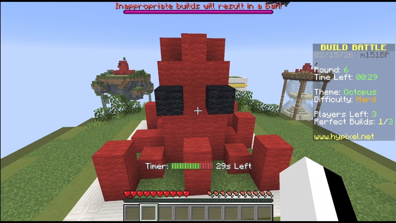 HOW?!?!?!?! Minecraft Speed Builders (Hypixel)