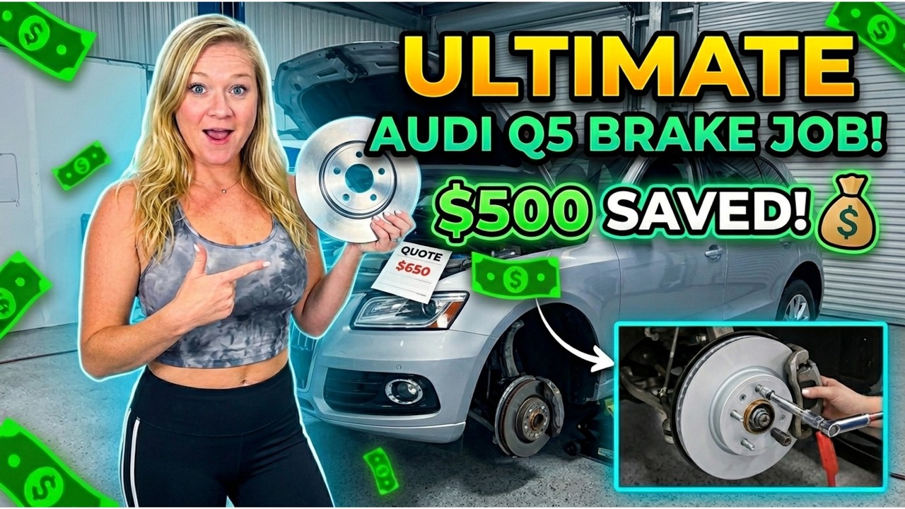2015 Audi Q5 Front Brake Rotor and Pad Replacement