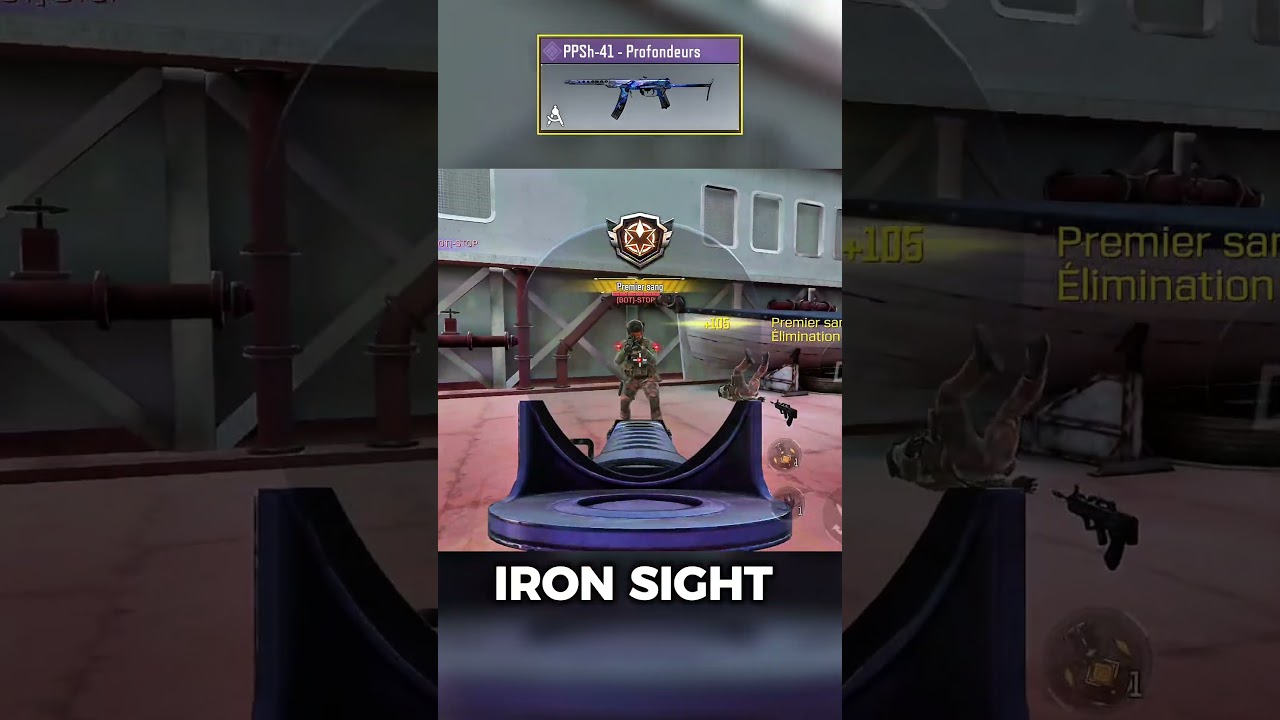 PPSh-41 Depths looks amazing with its iron sight ! #codmobile #codm