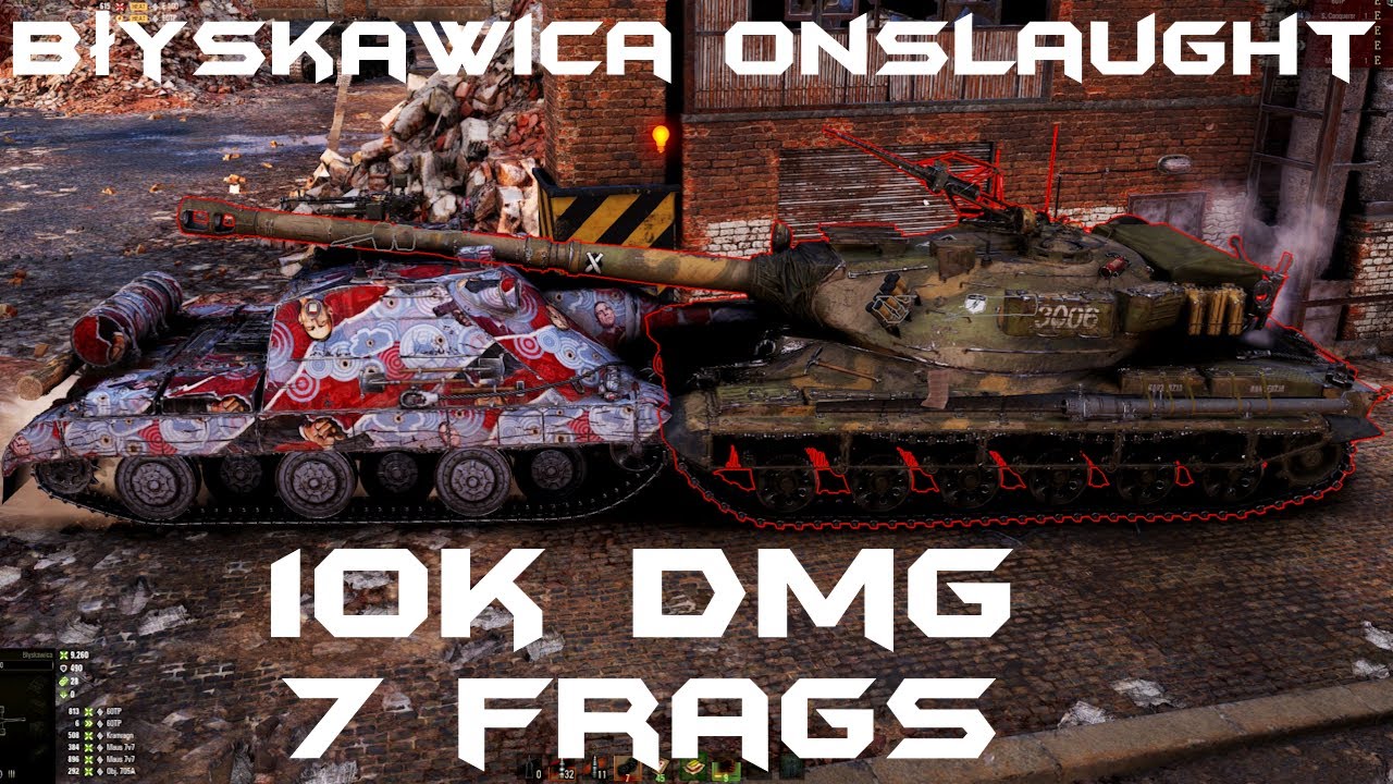 Błyskawica 10K DMG & 7 Frags Onslaught 7v7 - World of Tanks