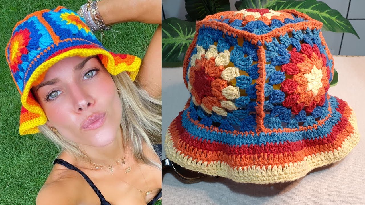 CHAPÉU BUCKET EM CROCHÊ | MONIQUE ALFRADIQUE
