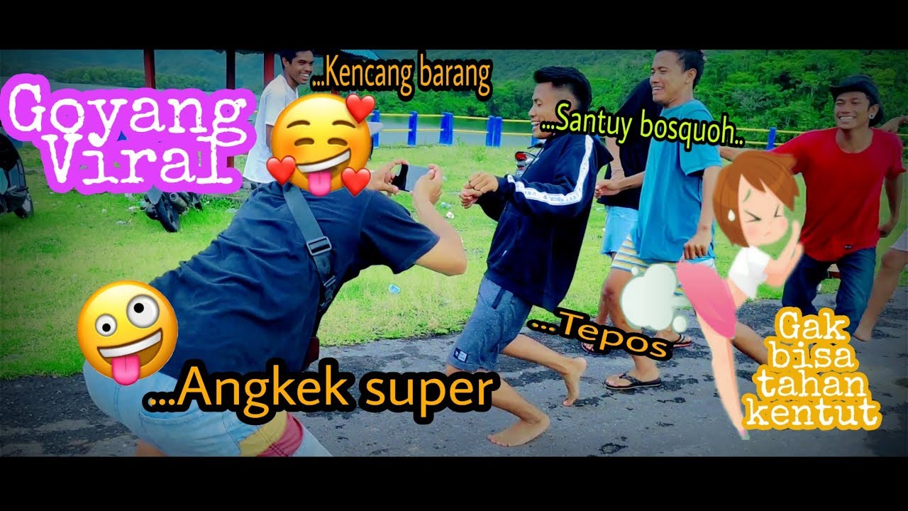Santuy bosku !!! Goyang Spongebob tik tok Lucu ngakak | di bendungan tiu kulit simu samawa