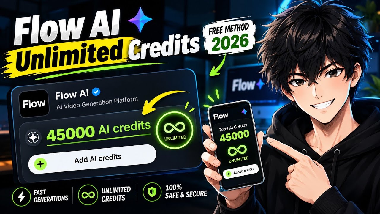 Google Flow AI Free Unlimited | Veo 3.1 AI Video Tutorial 2026