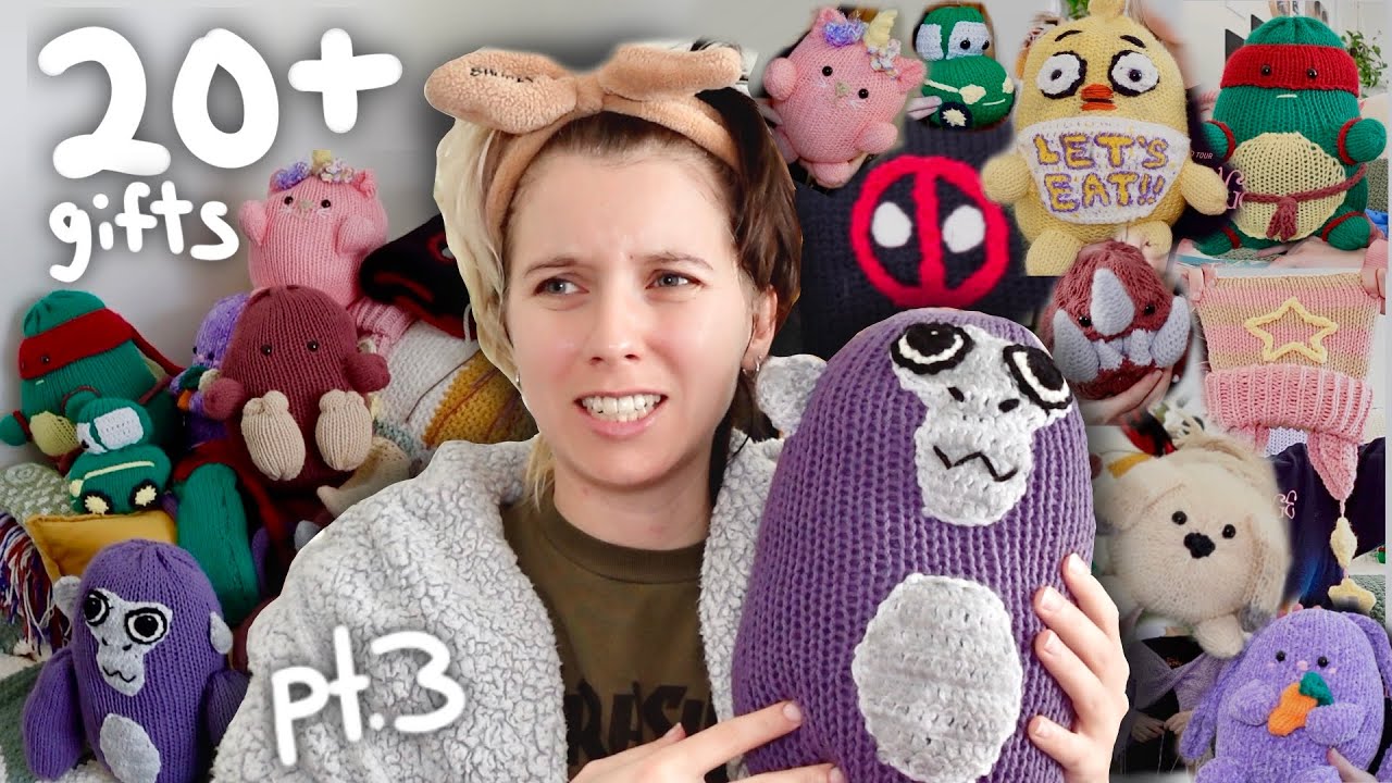 knitting 20+ Gifts in 20 days on my Sentro 😭 the ✨finale✨ (ft. pain + misery)
