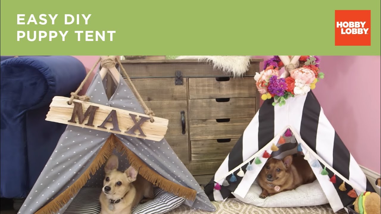 Easy DIY Puppy Tent | Hobby Lobby®