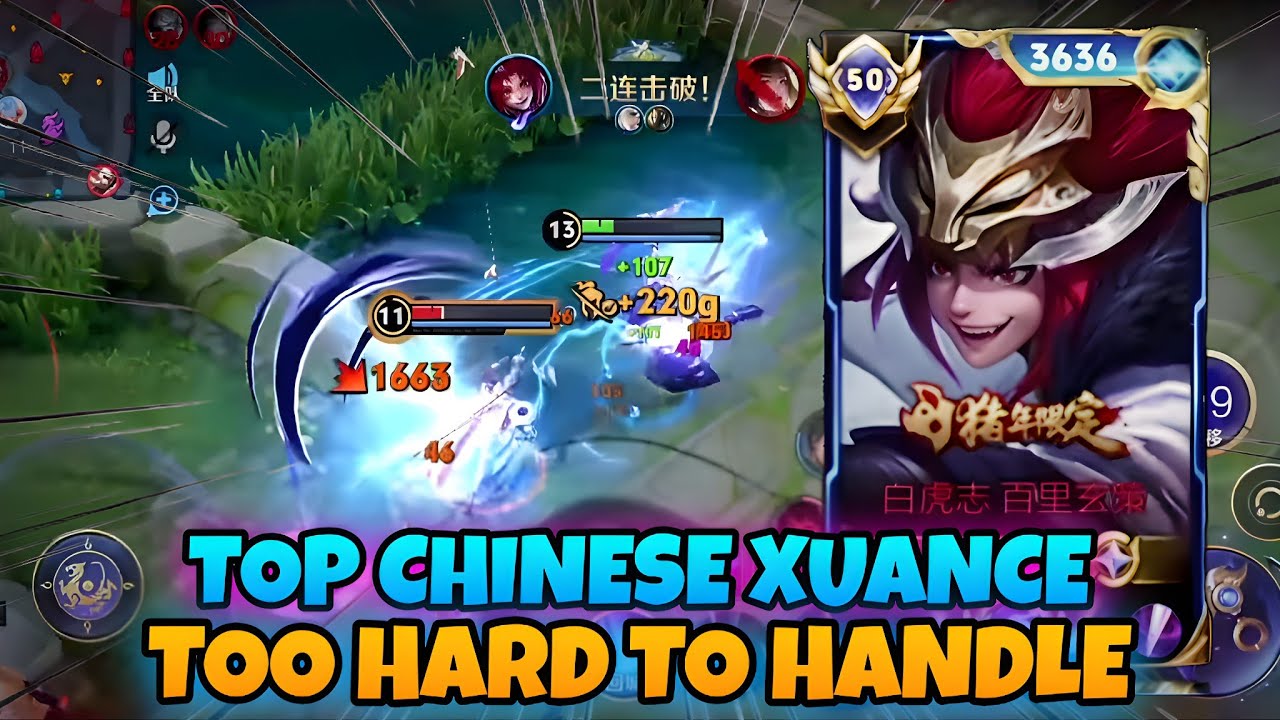 TOP CHINESE XUANCE DOMINATING ENEMIES AT PEAK 2000 WITH THIS BUILD & ARCANA | HONOR OF KINGS