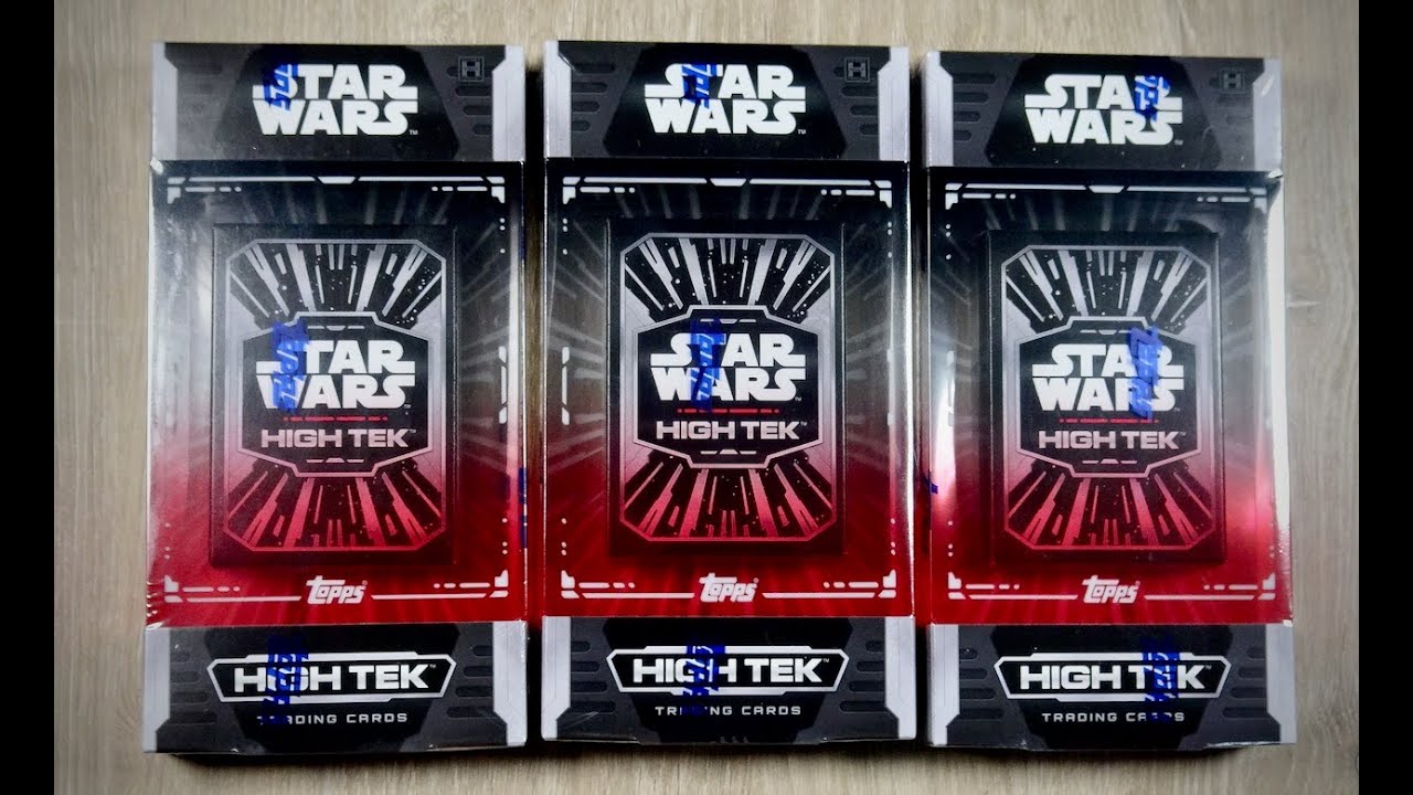 2024 TOPPS STAR WARS HIGH TEK | 3 HOBBY BOX BREAK | QTR CASE BREAK IN 4K! | AMAZING CARD DESIGNS