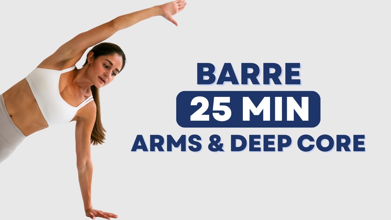 25 MIN BARRE/PILATES: Arms & Deep Core || to the beat of music || Advanced