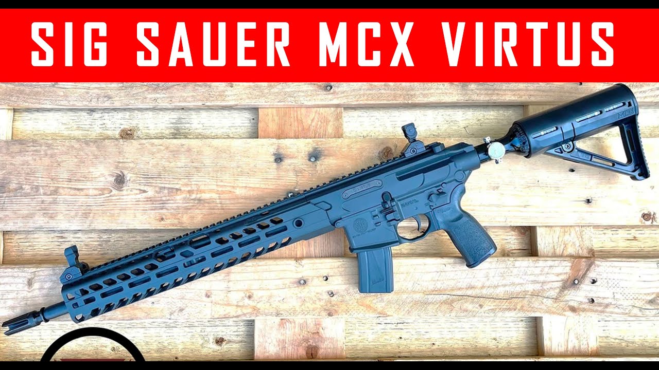 Приклад с воздушным баллоном для пневматической винтовки Sig Sauer MCX Virtus #MCS