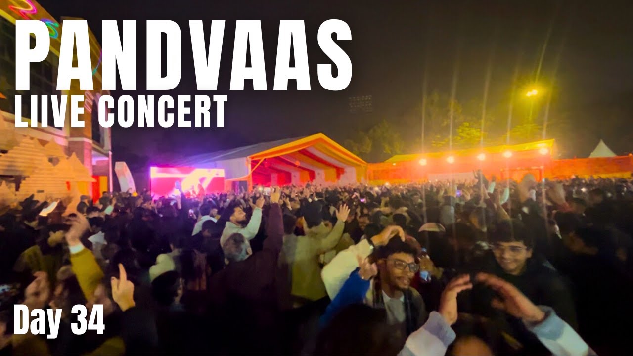 Pandavaas Concert Entry Close Thi… Phir Bhi Andar Ghusa 😳 | Crazy Night Vlog | Day 34