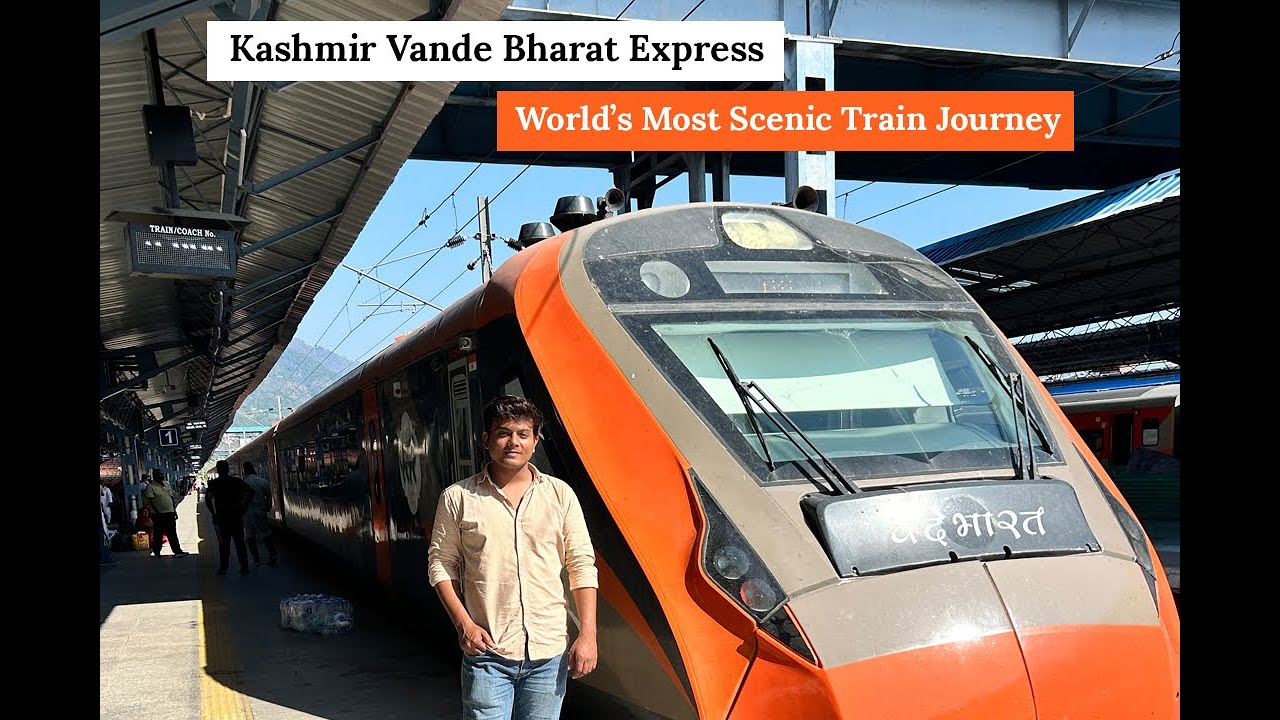 Vande Bharat to Kashmir 🚄 | India’s Dream Train Reaches the Valley | Kashmir Rail Journey