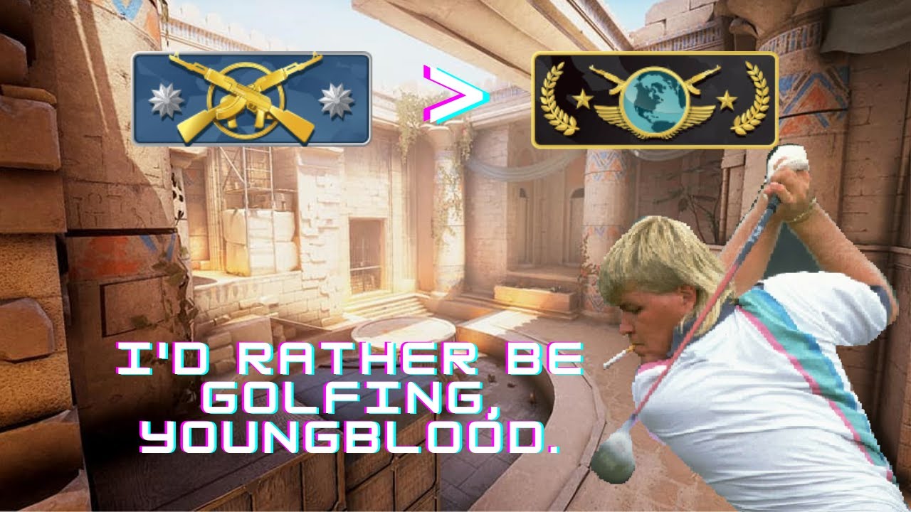 CSGO: Golf Pro in my MM Lobby! Road 2 Global - Master Guardian Elite