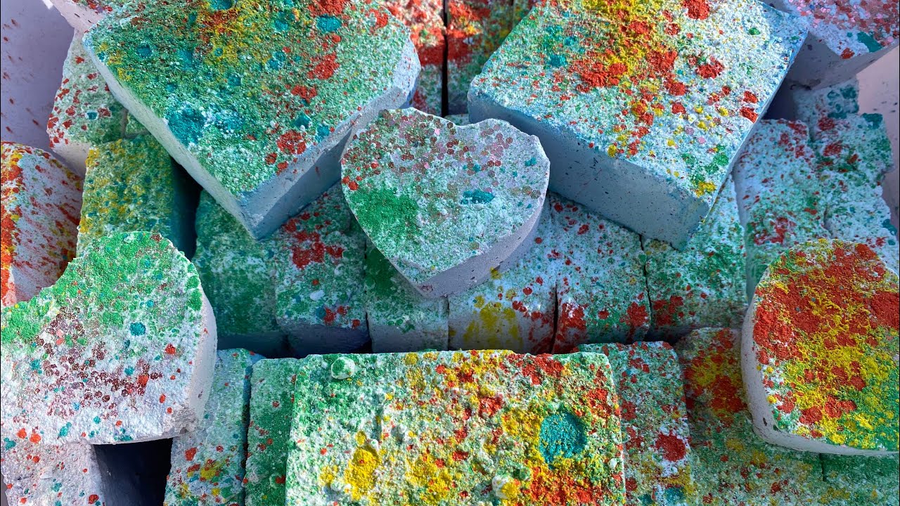 ASMR 31 Blocks of Gym Chalk Reformed | 3K Celebration