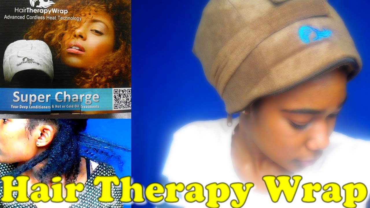 Deep conditioning with heat |Hair Therapy Wrap Review & Demo ✔️Jah-nette