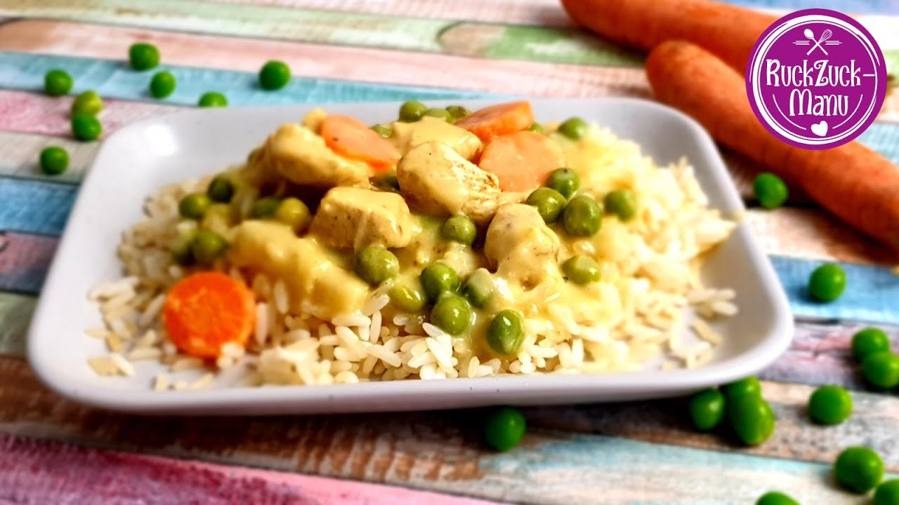 Hühnerfrikassee mit Reis All in one  Thermomix® TM5/TM6