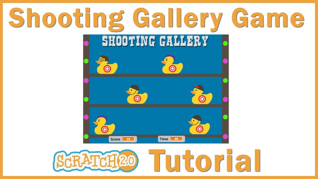 Make a Shooting Gallery Game in Scratch
