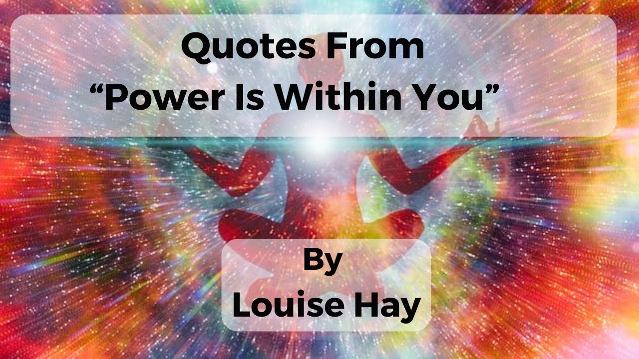 Quotes of “Power Is Within You” By Louise Hay || Quotes By Louise Hay@MagnificentQuotes