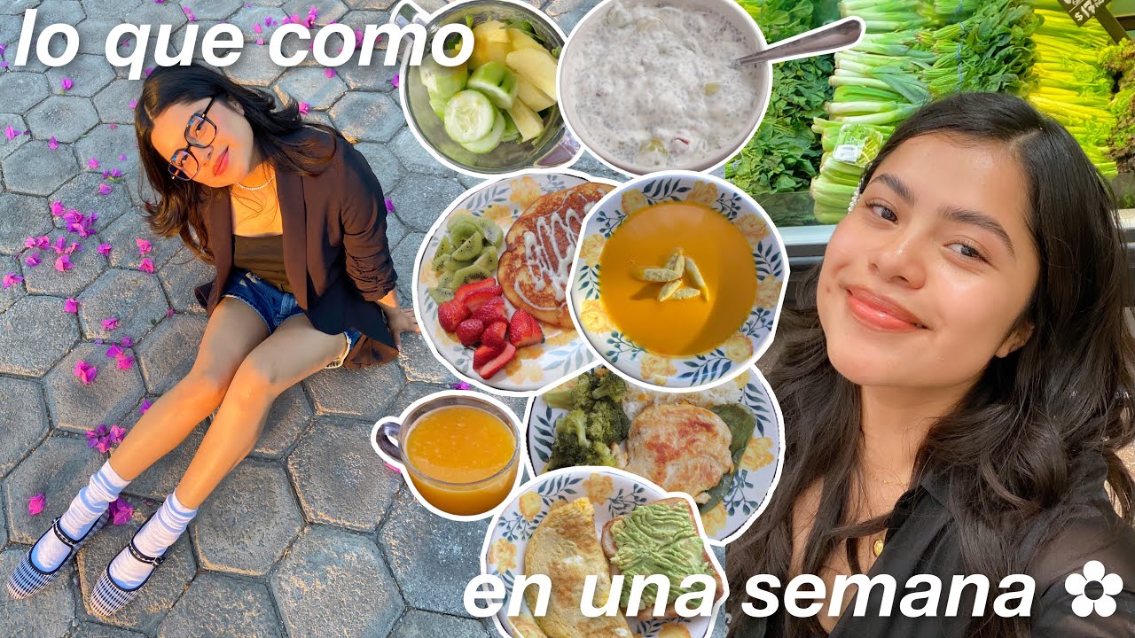 LO QUE COMO EN UNA SEMANA ✨🍉 *siendo independiente*