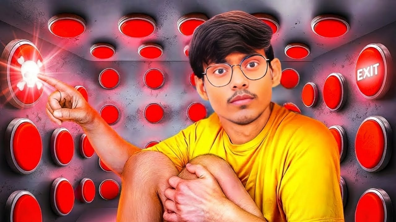 100 Buttons but ONLY ONE let’s you ESCAPE.. 😱