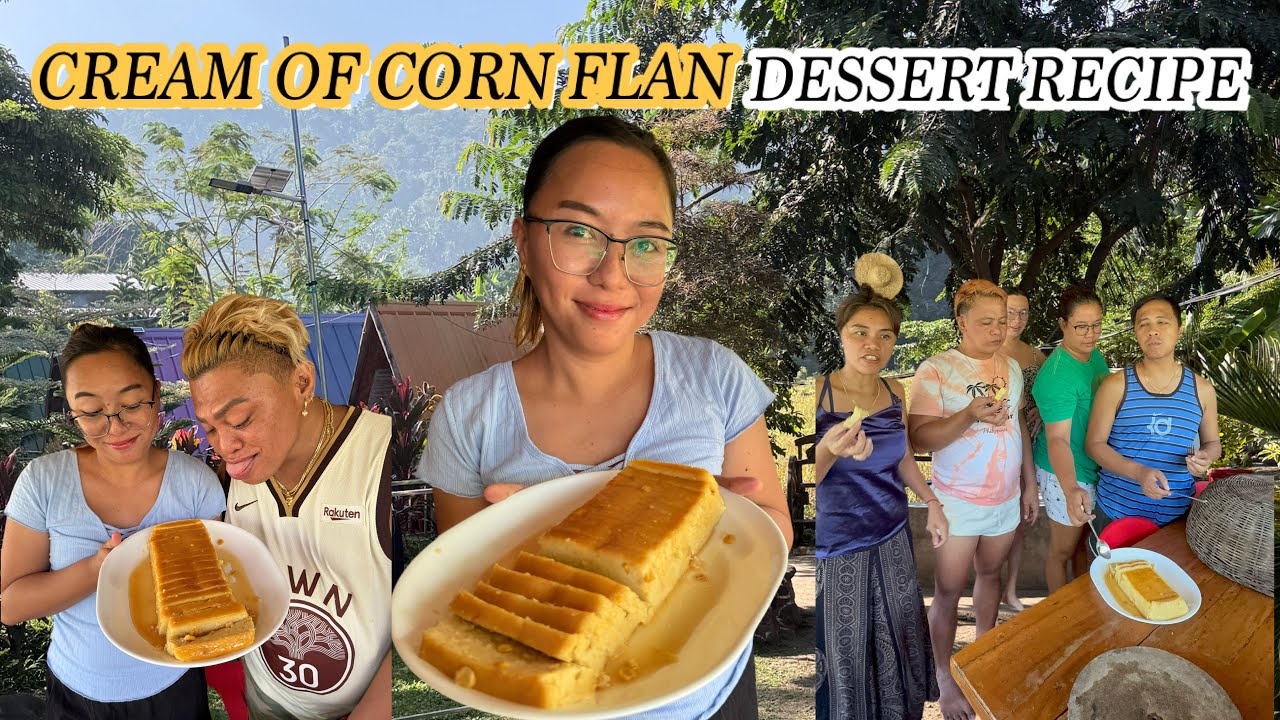CREAM CORN FLAN RECIPE | NAGUSTUHAN NI MADAM | ANG SARAP @SimplyAmory 
