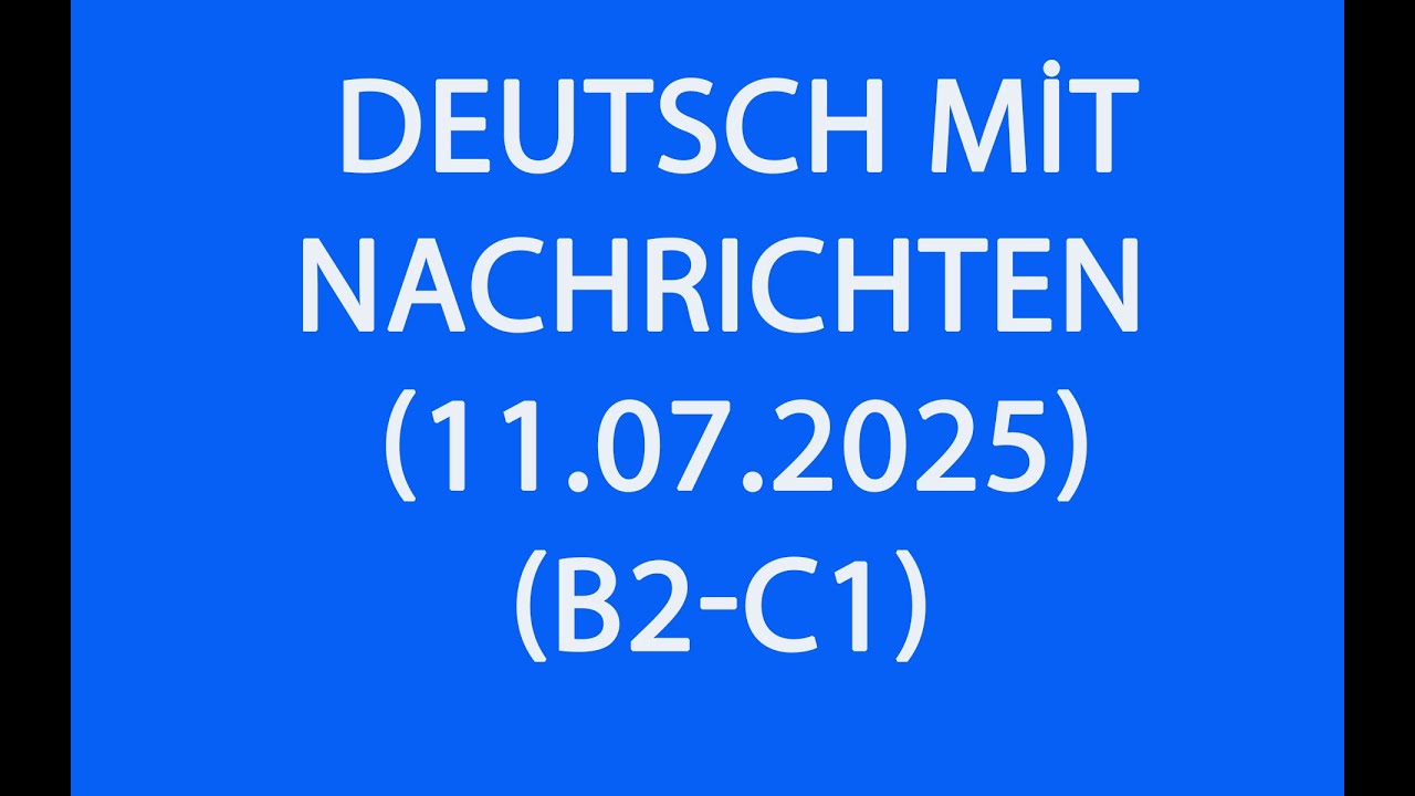 Deutsch lernen mit Nachrichten – Erwartungen an die Corona-Kommission | Tägliche Nachrichten